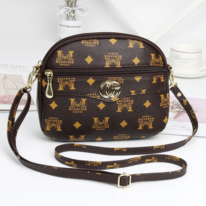 Shell Crossbody Bag for Women New Fashion Small PU Shoulder Bags Luxury Designer Female Bag Smooth Zipper