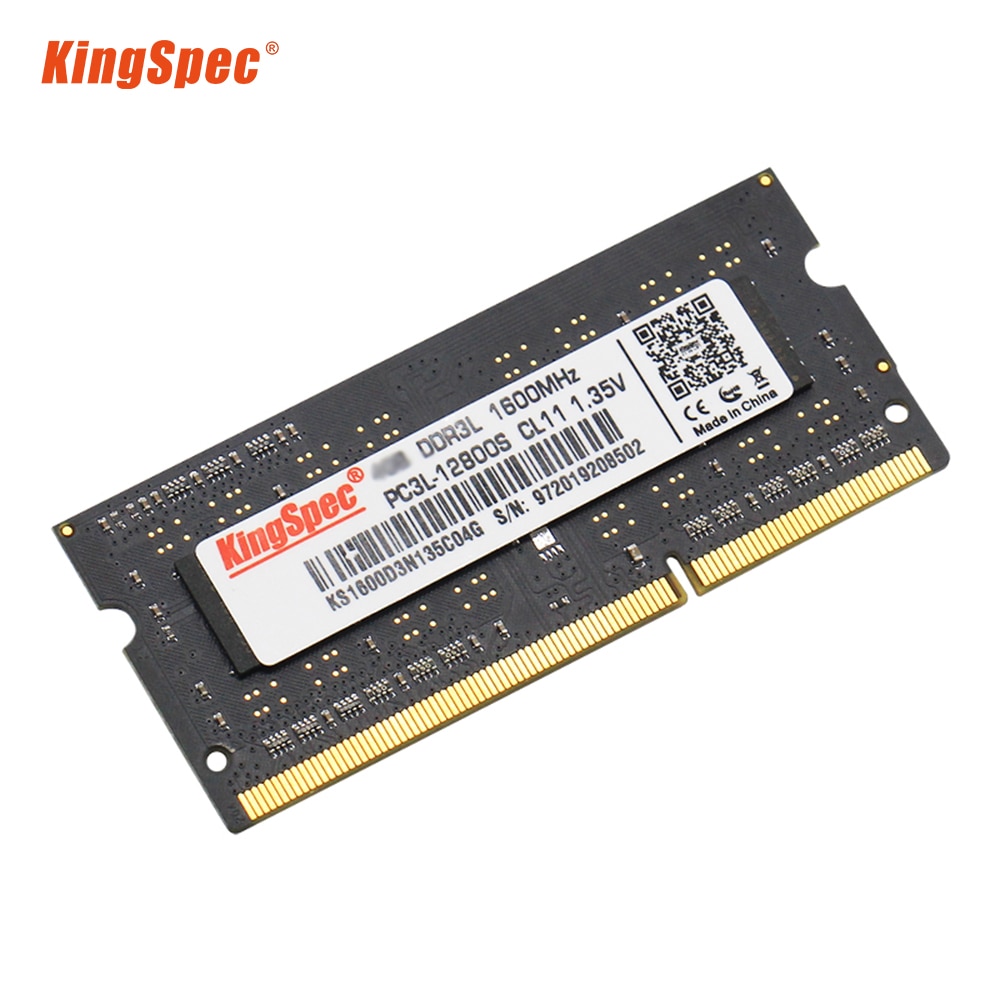 KingSpec DDR3 4GB 8GB Memory RAM Laptop 1600 Sodimm Memory Ram For Laptop Memoria Rams 1600MHz Ddr3 1.35V Notebook