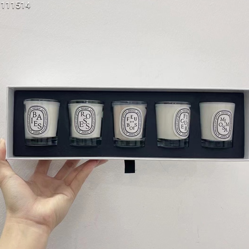 New 2021 Arrival Christmas mini Candle 35g * 5pcs Set & baies roses figuier 70g * 3pcs Set Scented candle Brand New