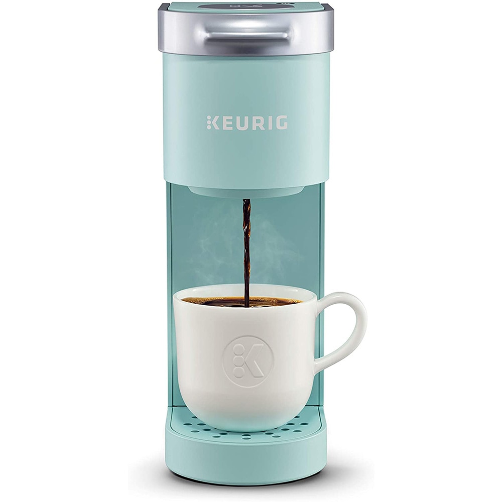 Keurig K-Mini Coffee Maker, Single Serve K-Cup Pod Coffee Brewer, 6 To 12 Oz. Brew Sizes, Oasis